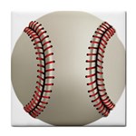 Baseball Tile Coaster Front