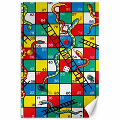 Snakes And Ladders Canvas 24  X 36  by Ket1n9