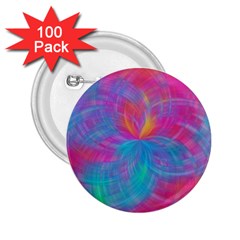 Abstract Fantastic Ractal Gradient 2 25  Buttons (100 Pack)  by Ket1n9