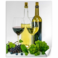 White Wine Red Wine The Bottle Canvas 16  X 20  by Ket1n9