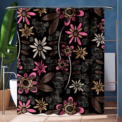 Flower Art Pattern Shower Curtain 60  X 72  (medium)  by Ket1n9