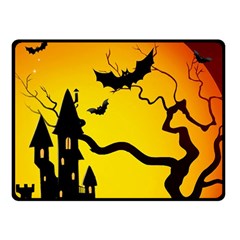 Halloween Night Terrors Fleece Blanket (small) by Ket1n9