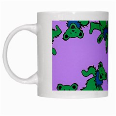 Grateful Dead Bears White Mug by Cendanart