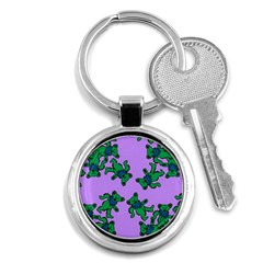 Grateful Dead Bears Key Chain (round) by Cendanart