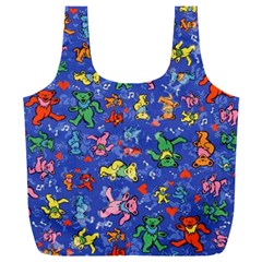 Grateful Dead Bears Pattern Full Print Recycle Bag (xxl) by Cendanart