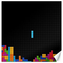 Tetris Game Canvas 16  X 16  by Cendanart