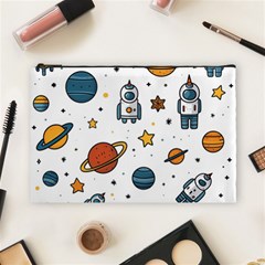 Set Cartoon Symbol Pattern Cosmetic Bag (large) by Bedest