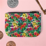 Cats Hidden Woods Colorful Space Mini Coin Purse Back