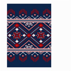 Ukrainian Folk Seamless Pattern Ornament Art Small Garden Flag (two Sides) by Bedest