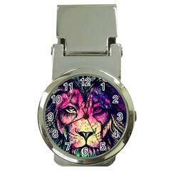 Psychedelic Lion Money Clip Watches by Cendanart