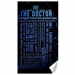 Doctor Who Tardis Canvas 40  X 72  by Cendanart