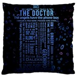 Doctor Who Tardis Large Cushion Case (Two Sides) Front