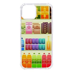 Supermarket Shelf Products Snacks Iphone 14 Tpu Uv Print Case by Cendanart