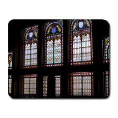 Stained Glass Window Krotoszyn Small Mousepad by Cendanart