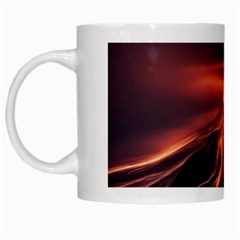 Volcanic Eruption White Mug by Proyonanggan