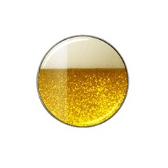 Light Beer Texture Foam Drink In A Glass Hat Clip Ball Marker (4 Pack) by Cemarart