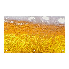 Liquid Bubble Drink Beer With Foam Texture Banner And Sign 5  X 3  by Cemarart