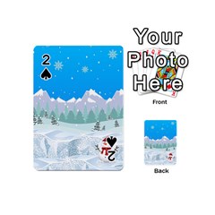 Snowman Orest Snowflakes Playing Cards 54 Designs (mini) by Hannah976