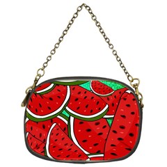 Summer Watermelon Fruit Chain Purse (one Side) by Cemarart