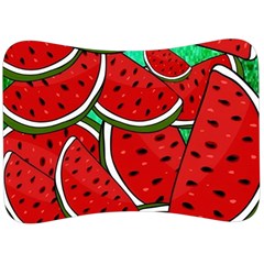 Summer Watermelon Fruit Velour Seat Head Rest Cushion by Cemarart