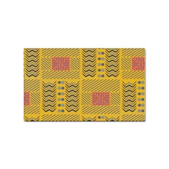 Digital Paper African Tribal Sticker (rectangular) by HermanTelo