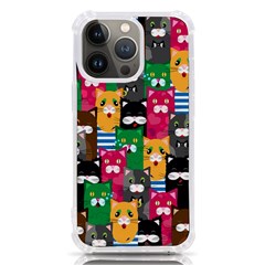 Cat Funny Colorful Pattern Iphone 13 Pro Tpu Uv Print Case by Grandong