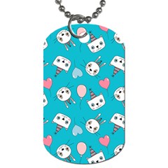 Cat Bunny Dog Tag (one Side) by Grandong