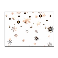 Golden-snowflake Sticker A4 (10 Pack) by saad11