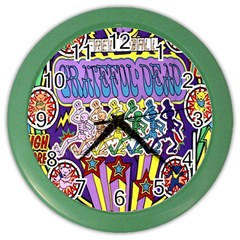 Grateful Dead Color Wall Clock by Cemarart