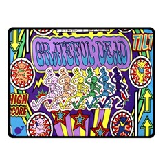 Grateful Dead Two Sides Fleece Blanket (small) by Cemarart