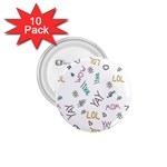 Doodle Pattern 1.75  Buttons (10 pack) Front