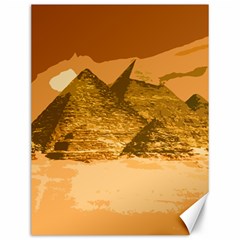 Pyramids Egypt Pyramid Desert Sand Canvas 12  X 16  by Proyonanggan