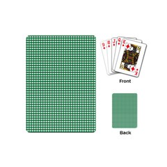 Green -1 Playing Cards Single Design (mini) by nateshop