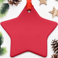 Pink, Color, Background, Monochromic, Minimalism Ornament (star) by nateshop