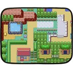 Pixel Map Game Fleece Blanket (Mini) 35 x27  Blanket