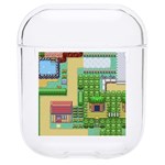 Pixel Map Game Hard PC AirPods 1/2 Case Front