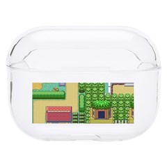 Pixel Map Game Hard Pc Airpods Pro Case by Cemarart