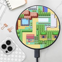 Pixel Map Game Wireless Fast Charger(black) by Cemarart