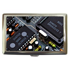 Motherboard Board Circuit Electronic Technology Cigarette Money Case by Cemarart