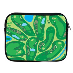 Golf Course Par Golf Course Green Apple Ipad 2/3/4 Zipper Cases by Grandong