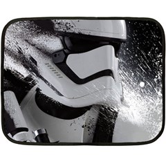 Stormtrooper Two Sides Fleece Blanket (mini) by Cemarart