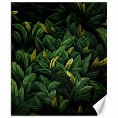 Banana Leaves Canvas 8  X 10  by goljakoff