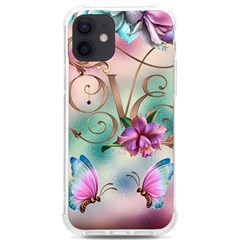 Love Amour Butterfly Colors Flowers Text Iphone 12/12 Pro Tpu Uv Print Case by Grandong