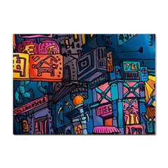 Wallet City Art Graffiti Sticker A4 (100 Pack) by Bedest