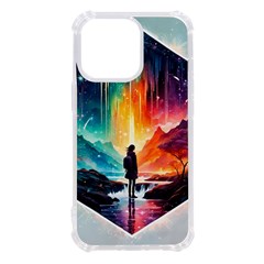 Starry Night Wanderlust: A Whimsical Adventure Iphone 13 Pro Tpu Uv Print Case by stine1