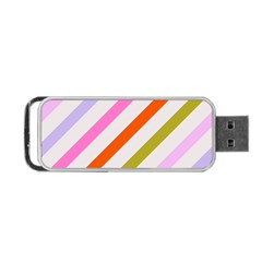 Lines Geometric Background Portable Usb Flash (one Side) by Maspions