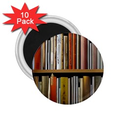 Book Nook Books Bookshelves Comfortable Cozy Literature Library Study Reading Reader Reading Nook Ro 2 25  Magnets (10 Pack)  by Maspions