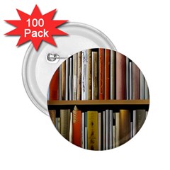 Book Nook Books Bookshelves Comfortable Cozy Literature Library Study Reading Reader Reading Nook Ro 2 25  Buttons (100 Pack)  by Maspions