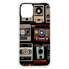 Retro Cameras Old Vintage Antique Technology Wallpaper Retrospective Iphone 12/12 Pro Tpu Uv Print Case by Grandong