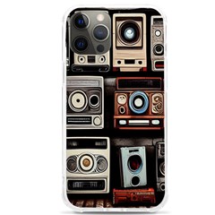 Retro Cameras Old Vintage Antique Technology Wallpaper Retrospective Iphone 12 Pro Max Tpu Uv Print Case by Grandong